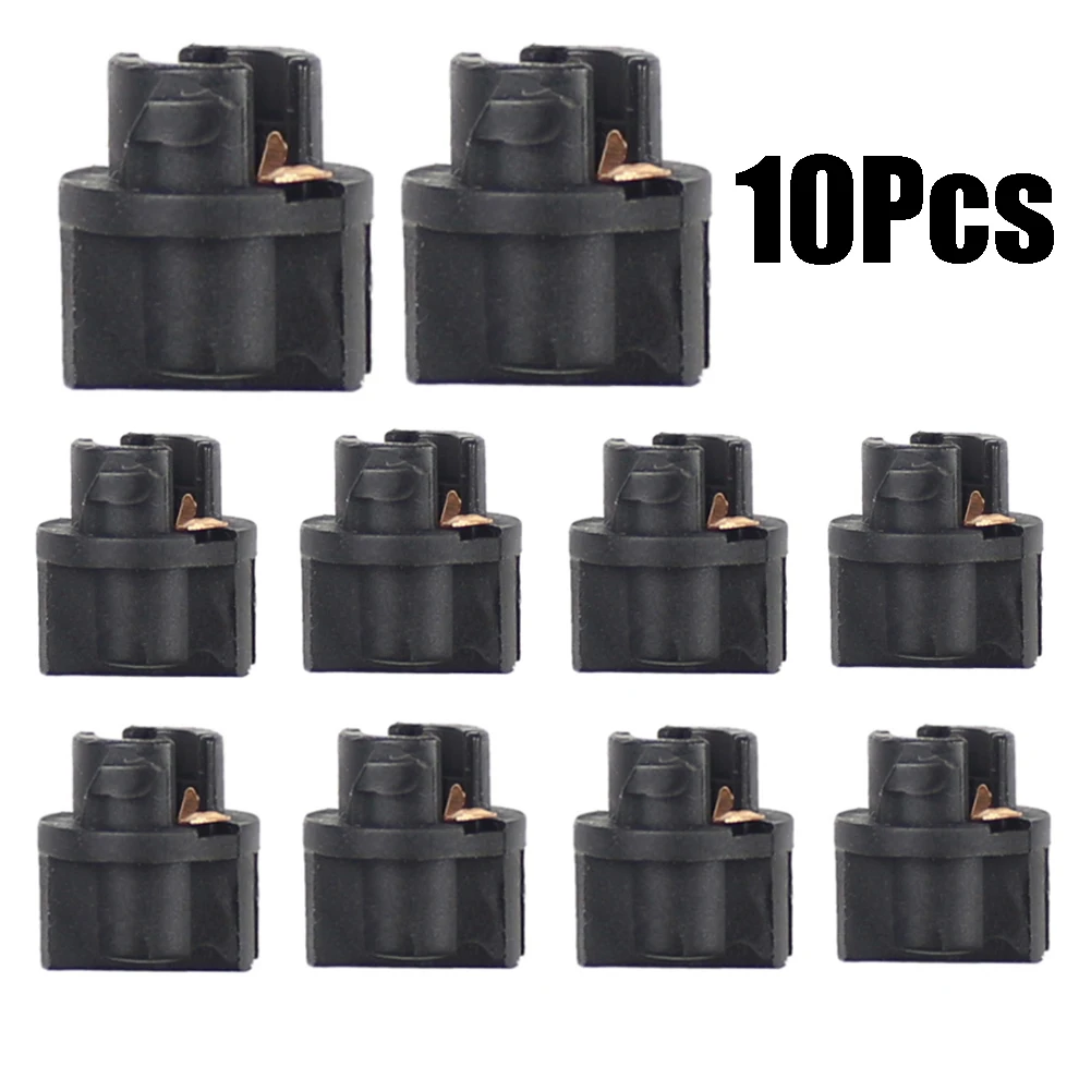 2022 Newest High Quality Hot Sale Car Accessories ​ Light Bulb Socket 10Pcs Black Panel PC74 Instrument Replacement