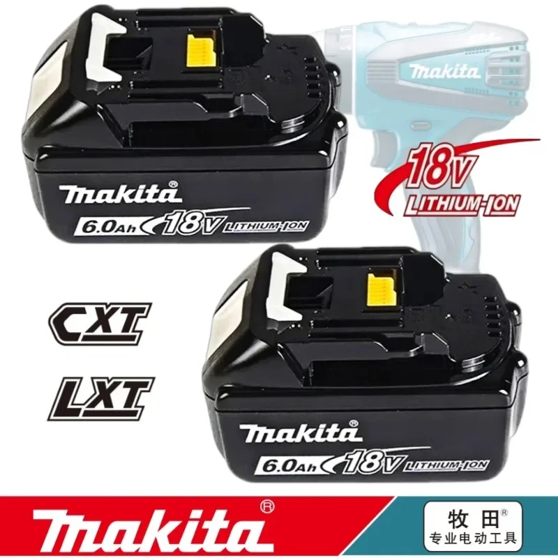 

Оригинальный литий-ионный аккумулятор Makita 18 В 6000 с индикатором заряда батареи для Makita BL1830 BL1840 BL1850 Power