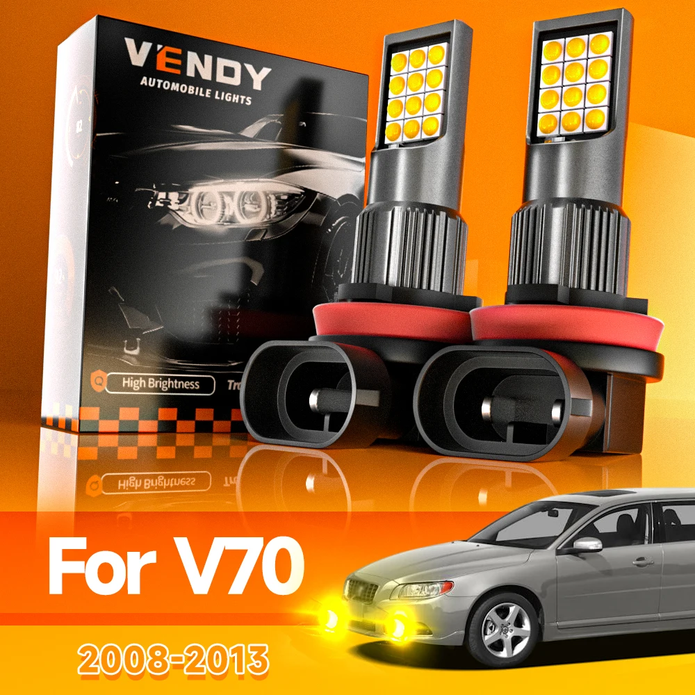 2 Stück für Volvo V70 2008–2013 LED-Nebelscheinwerfer 2009 2010 2011 2012 Canbus-Zubehör