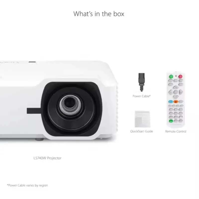 فيوسونيك LS740HD 1080P جهاز عرض ليزر 5000L المنزل الذكي مكتب سينما DLP HD جاهز