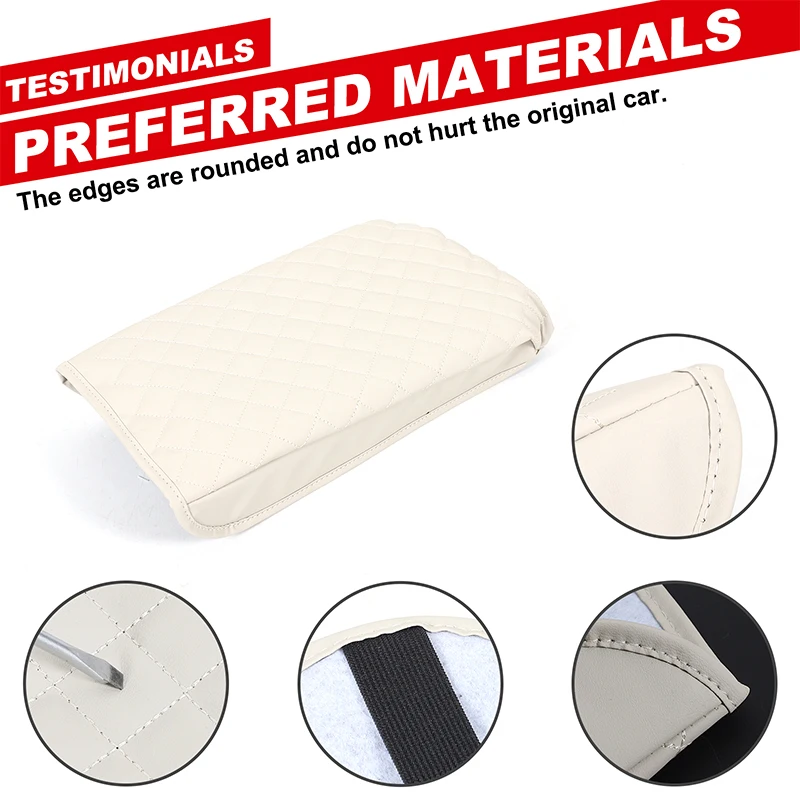 For Kia Sorento 2020 2021 2022 2023 2024 leather Central control armrest box protective cover car Interior Accessories