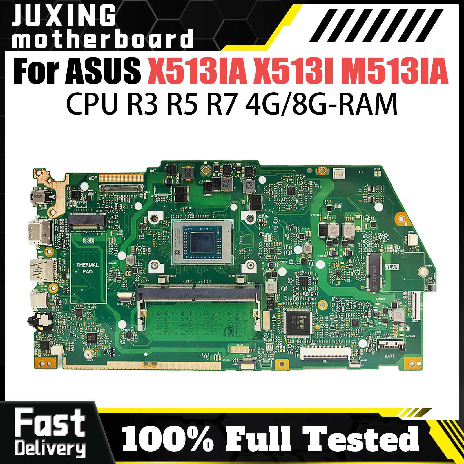 

For ASUS VivoBook X513I M513IA KM513IA Mainboard X513IA X513I M513IA X513IB X513IQ X513ID X515IA X513U X513MA X412IA X513IAR