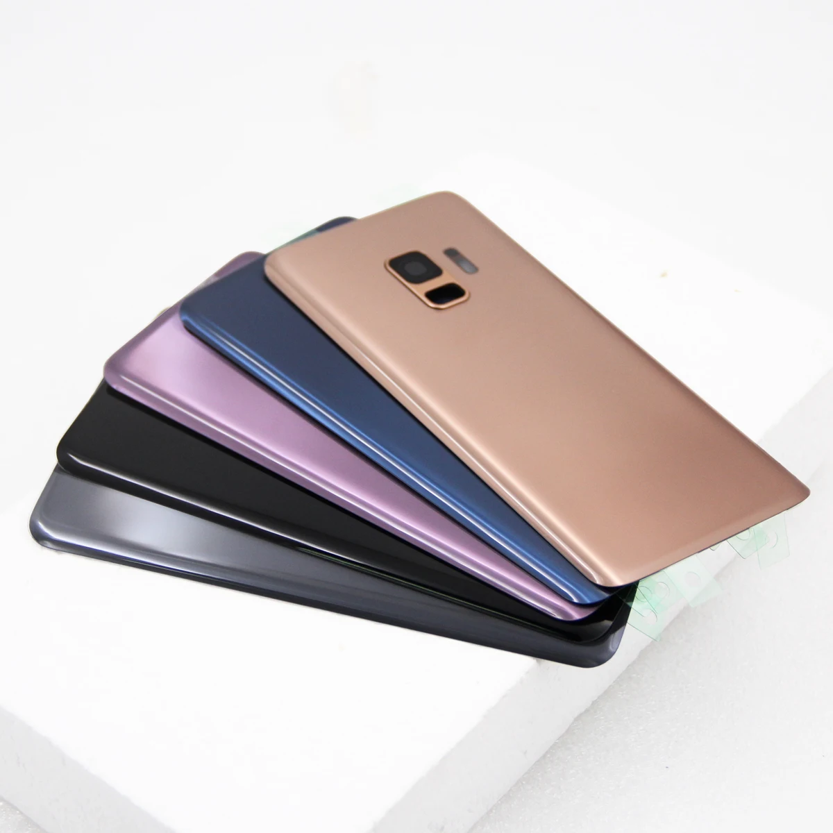 For Samsung S9 Plus Battery Back Cover Glass Panel Rear Door Housing Case Camera Lens Replacement for Samsung S9 image 2
