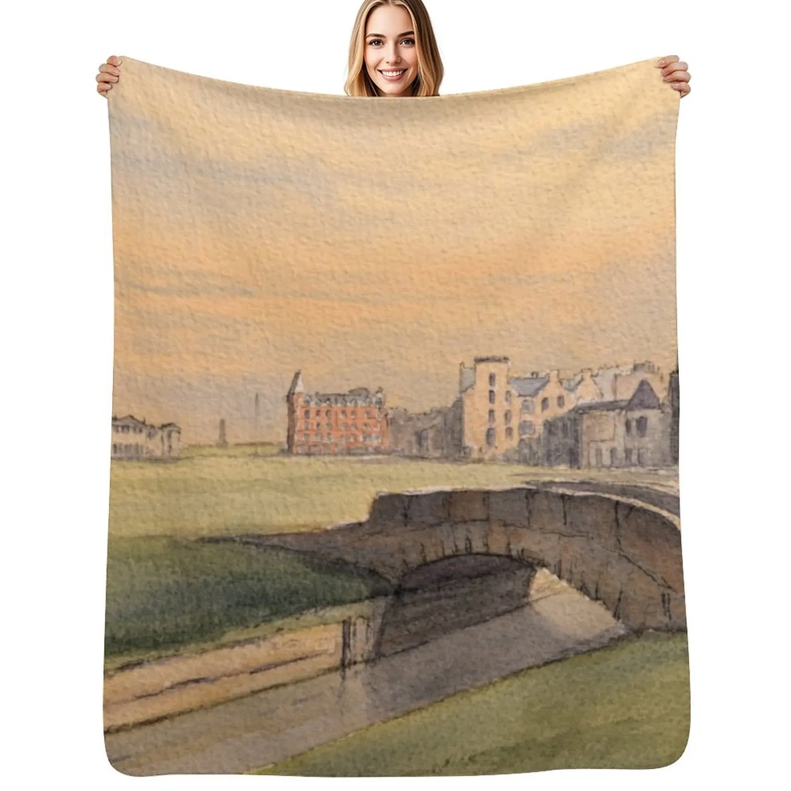 

The Greatest Golf Course Throw Blanket Fuzzy Plush Throw Blanket for Sofa Chair