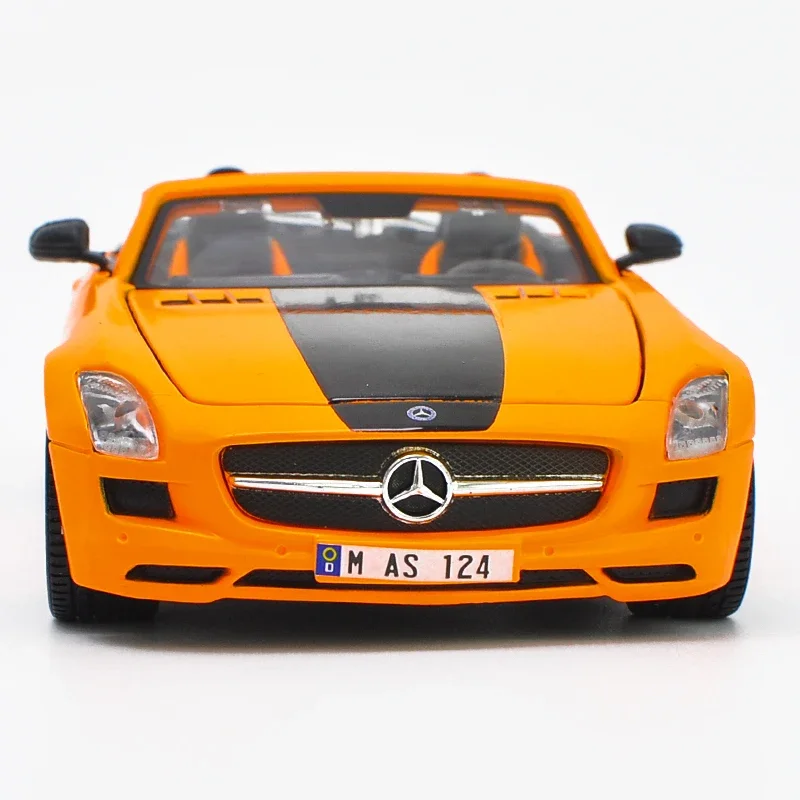1:24 مرسيدس بنز SLS AMG سبيكة سيارة رياضية نموذج دييكاست لعبة معدنية نموذج سيارة محاكاة مجموعة هدية B799