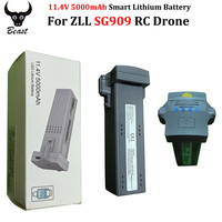 ZLL SG909 RC Drone Original Battery 11.4V 5000mAh 45mins Flight Time Smart Lithium Battery Replacement Spare Parts Accessories