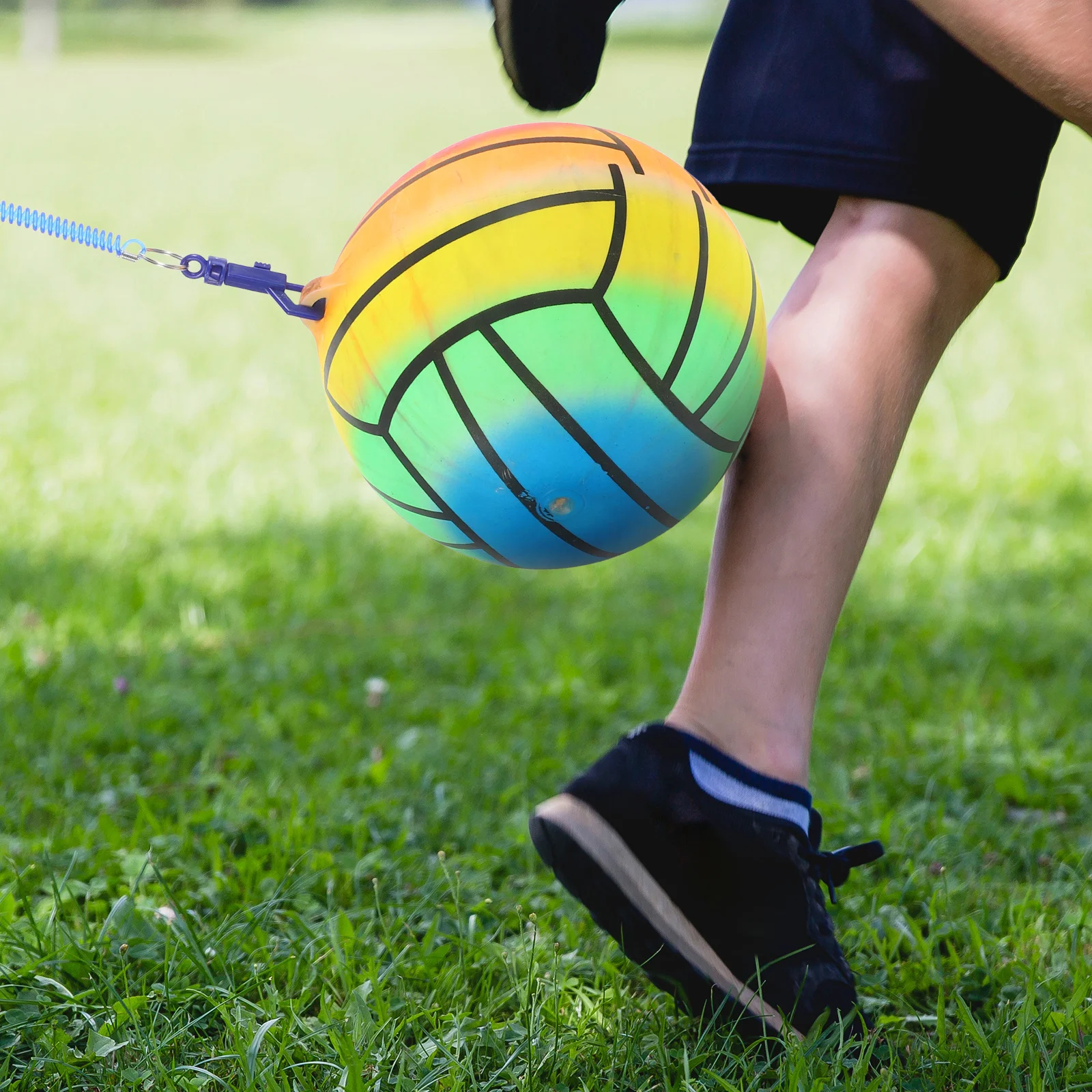 Equipo de juego al aire libre para niños, juguetes deportivos, pelota de palmaditas, pelotas hinchables de PVC, 2 uds.