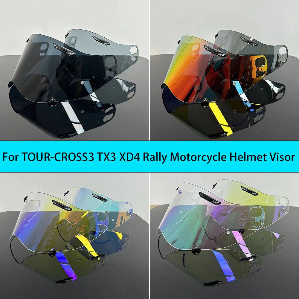

Для TOUR-CROSS3 TX3 XD4 раллийный шлем козырек мотоциклетный шлем анти-УФ ПК козырек линзы