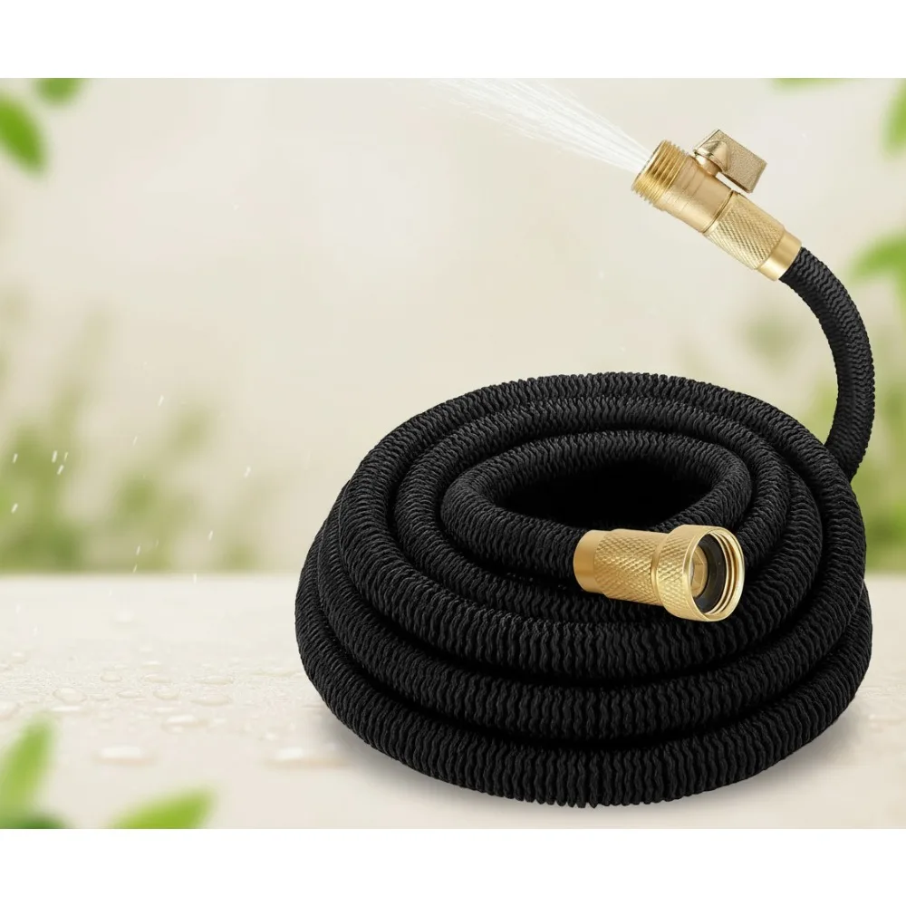 

Upgraded Expandable Garden Hose 50FT No-Kink Flexible Water Pipe with Brass Fittings for Outdoor Use