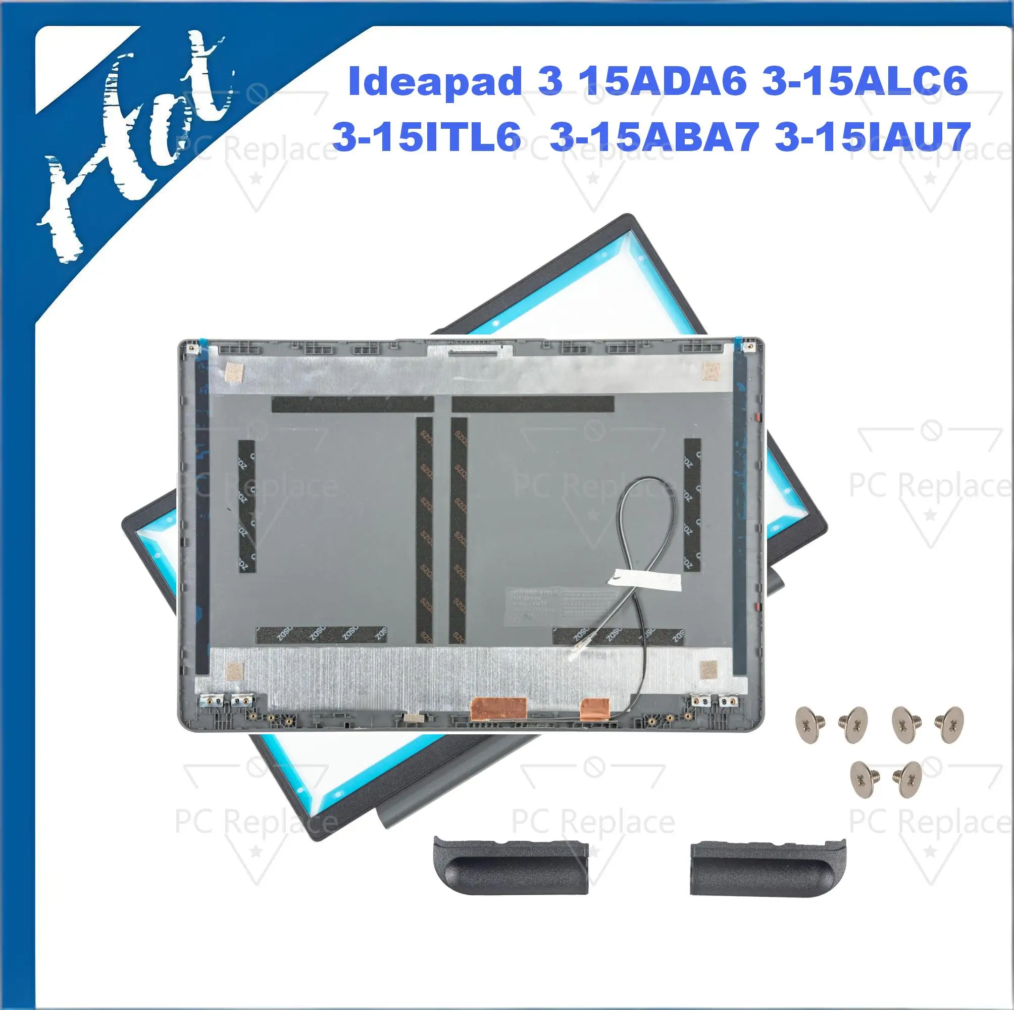 

Replace Cover For Ideapad 3 15ABA7 3-15IAU7 2022 JS578 3 15ADA6 15ALC6 15ITL6 2021 HS560 Bezel Back cover hinge cover 15.6inch