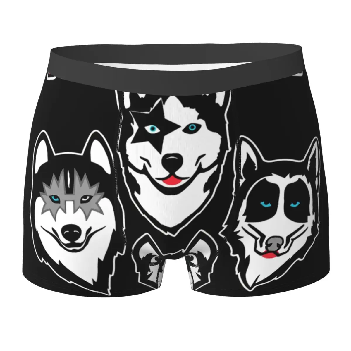 

New Fashion Hip Hop Rock Kiss Band Underwear Men Panties Sublimation Cute Boxer Shorts High Quality Shorts Briefs Big Size 2XL