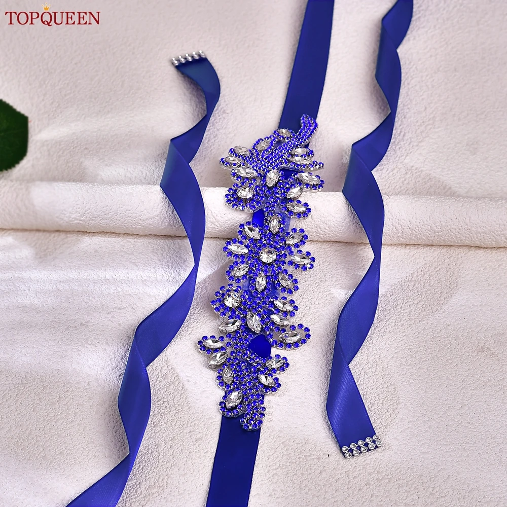 

TOPQUEEN универсальные женские нарядные аксессуары, королевский рождественский свадебный пояс, вечерний галстук, головной убор, пояс для подружки невесты, подарок S272