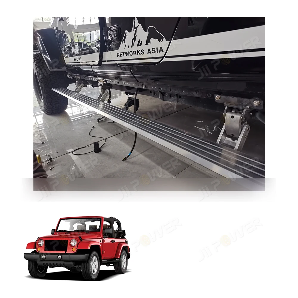 

JP16 ODM Hot Sale 2020 4x4 Door Car Offroad Auto Parts Accessories Electric Side Step Running Boards for Gladiator JT