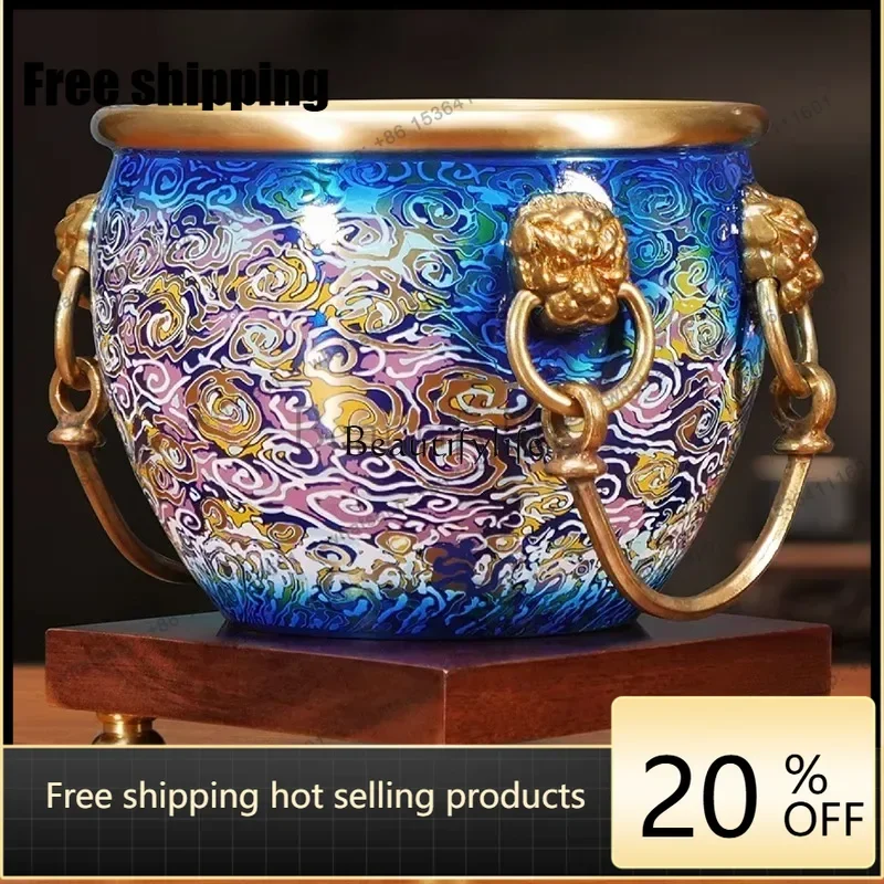Factory Direct GLucky cornucopia decorative ornament brass handicraft gift living room wine cabinet