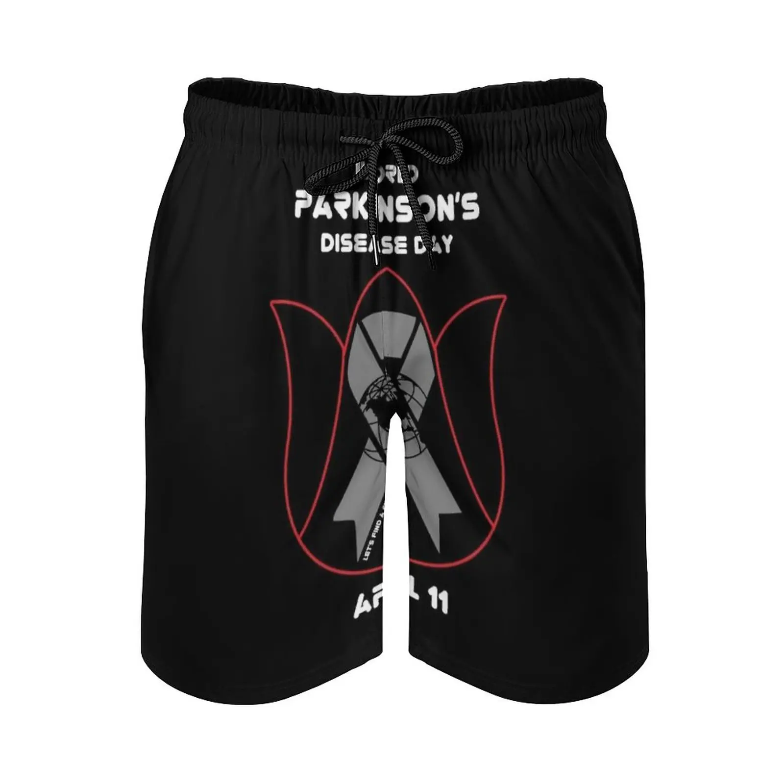 

World Parkinson'S Disease Day Men's Sports Short Beach Shorts Surfing Swimming Boxer Trunks World Parkinsons Disease Day