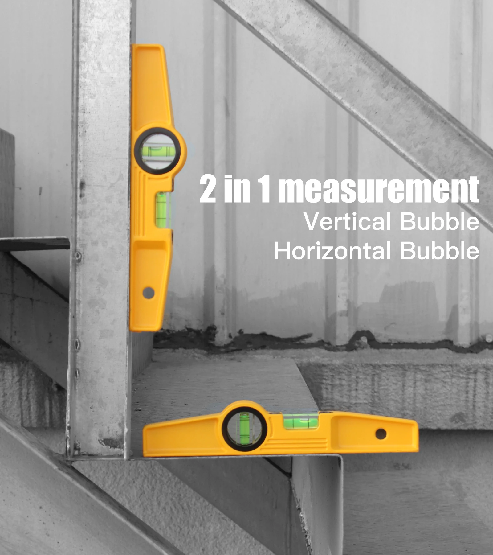 Rongpro Portable Magnetic Spirit Level High Precision Aluminum Construction Tool Measurement Bubble Level Gauge With cloth bag