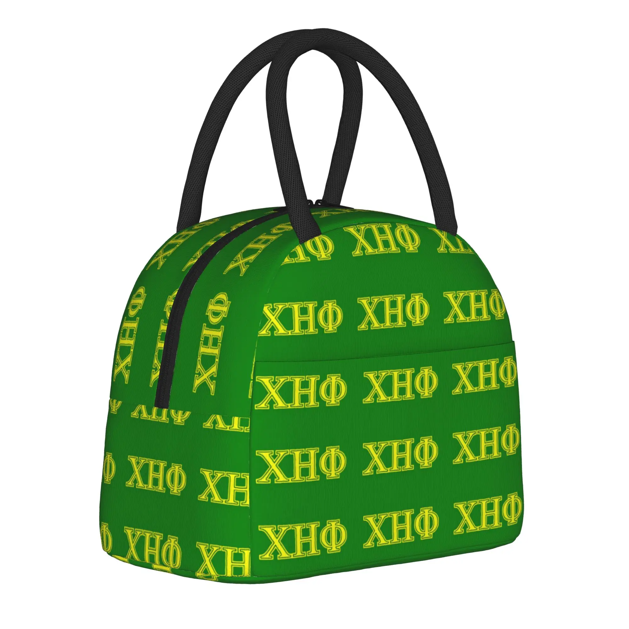 CHI ETA PHI Sorority Nurse 1932 Lunch Bag Office Lunch Box For Girls Vintage Print Thermal Lunch Bags Oxford Portable Cooler Bag