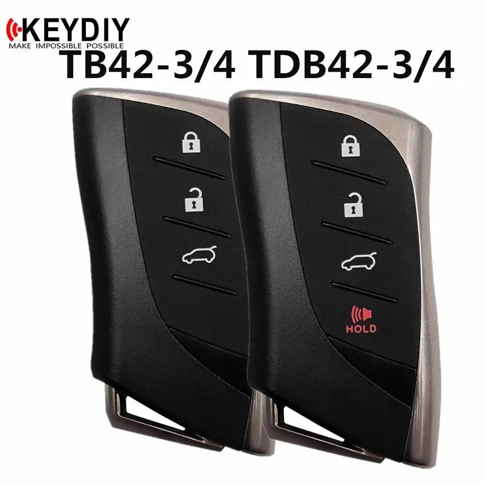 KEYDIY Universal KD-X2/KD-MAX 4D TDB42-3/4 Smart Key Generation 8A TB42-3/4 for Toyota/Lexus Car Keys