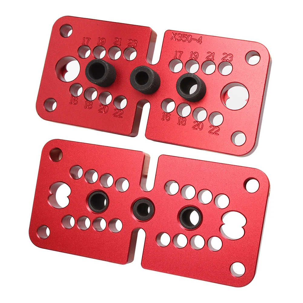 Imagem -02 - Auto Centrando Kit Guia Broca Localizador de Perfuração Madeira Dowelling Jig Vertical Pocket Hole Jig Faça Você Mesmo Ferramentas para Trabalhar Madeira 210 mm