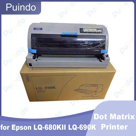 New Original Dot Matrix Printer for Epson LQ-680KII LQ-690K Tax Control Invoice Shipping List and Sales Receipt