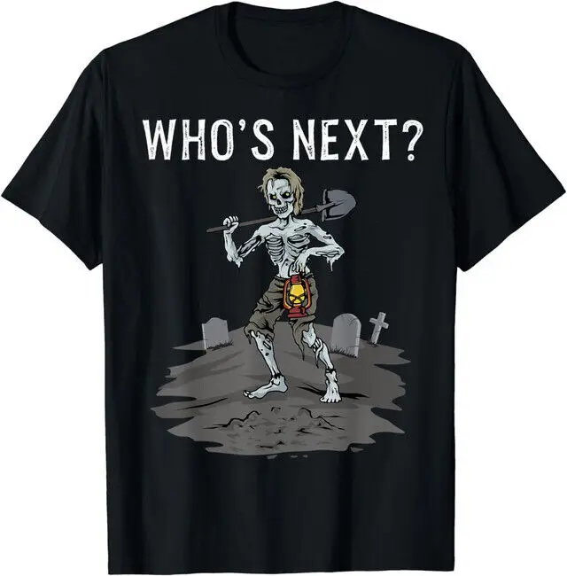 NEW LIMITED Halloween Skeleton Who's Next Graveyard Scary Costume Grave T-Shirt