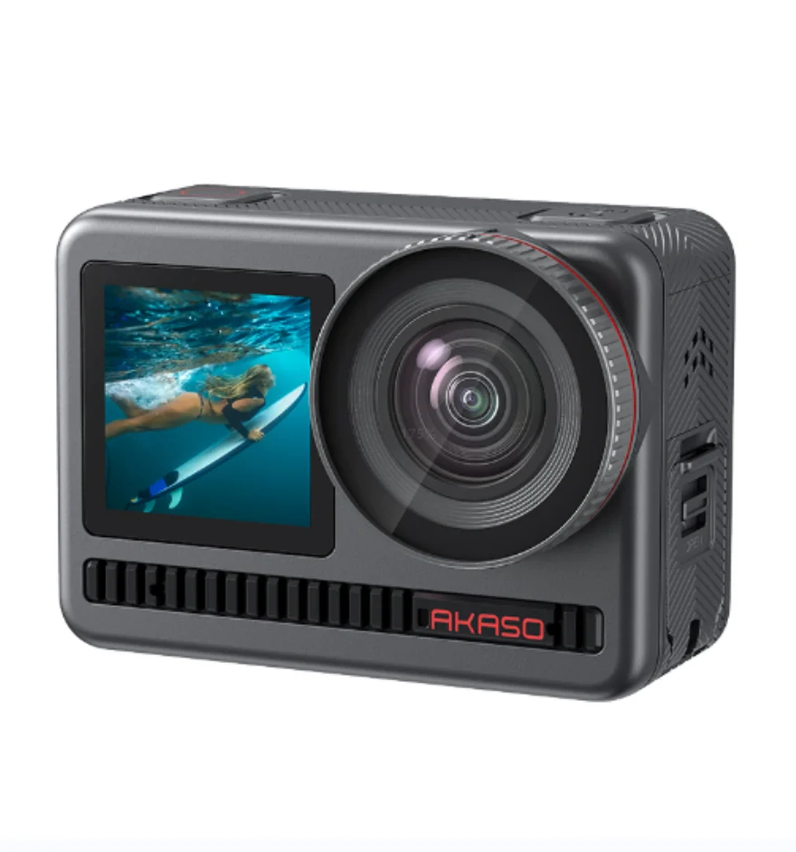 

AKASO Brave 8 Waterproof Action Camera 4K60fps Dual Color Screen Sports Cam 20MP SuperSmooth Vlog Camera 10m Body Waterproof DV