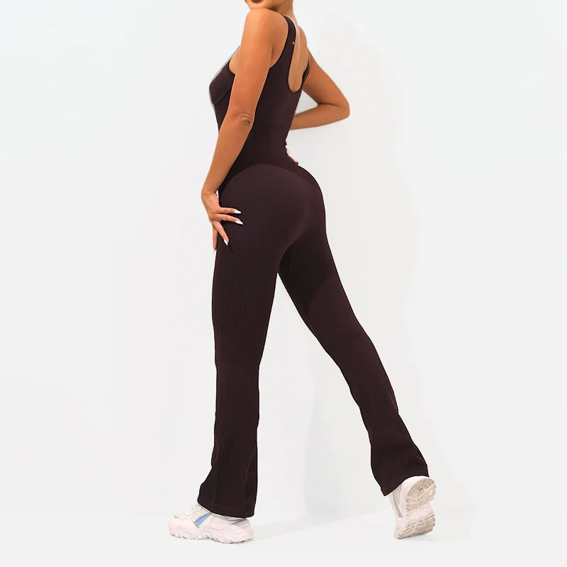 Sports Bra Backless Jumpsuit Women's Fitness Suit Short Sets Seamless Women Panties Tracksuit Yoga Clothing Gym Tops Sportswear