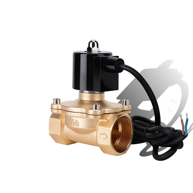 

1-1/4" IP68 Waterproof Normally Closed Brass Fountain Solenoid Valve 110V 24V 12V 24v Solenoid Valve For Underwater