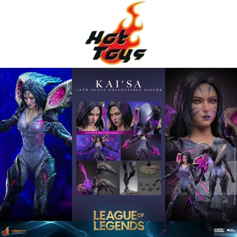 New In Stock HotToys HT 1/6 game League of Legends Void Girl Kasha KAI SA VGM57 Action Figure Model Toys Gifts