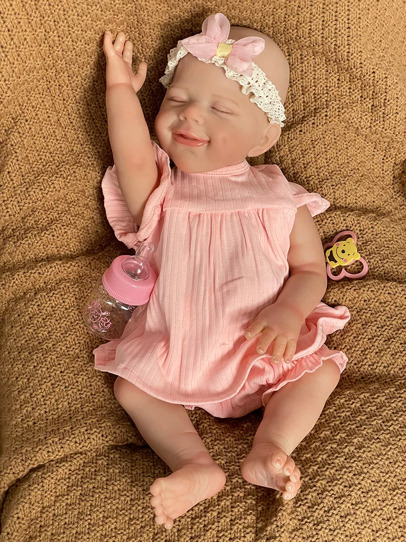 

Cokela 50cm Realistic Lifelike Baby Dolls Hot Selling Baby Girl Doll New Hot Products Real Silicone Vinyl Reborn Baby Doll