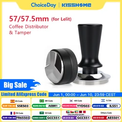 Tamper caffè 57mm 57.5mm Strumenti distributori di elasticità a pressione costante per accessori per macchine per caffè espresso Lelit Anna Barista