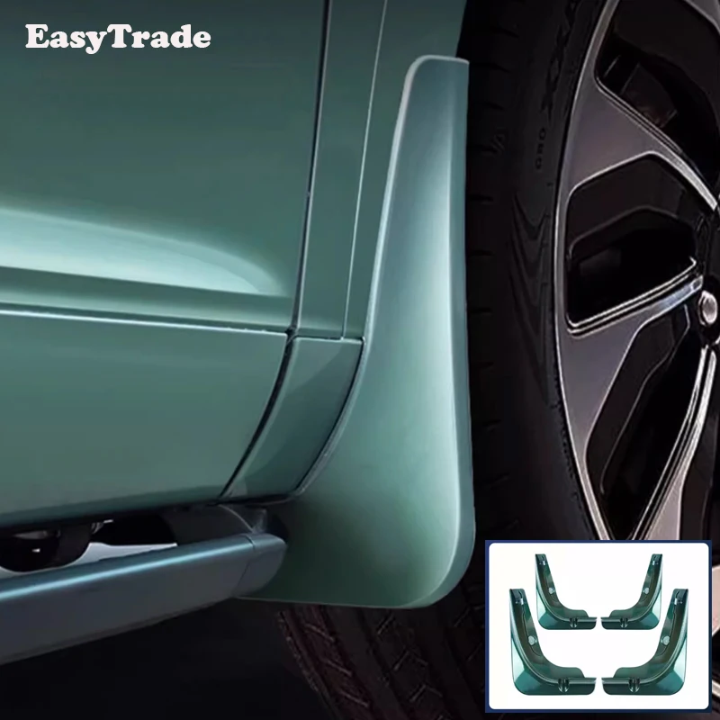 

For AITO M9 2024 Interior Accessories Car Mudguard Fender Mudflaps Front Rear Wheel Anti-splash Mud Guard Plate