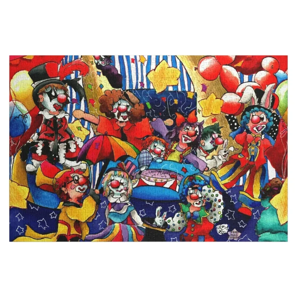 Clown Day ( Puzzle ) Jigsaw Puzzle Personalized Baby Toy Photo Personalized Gifts Personalized Puzzle