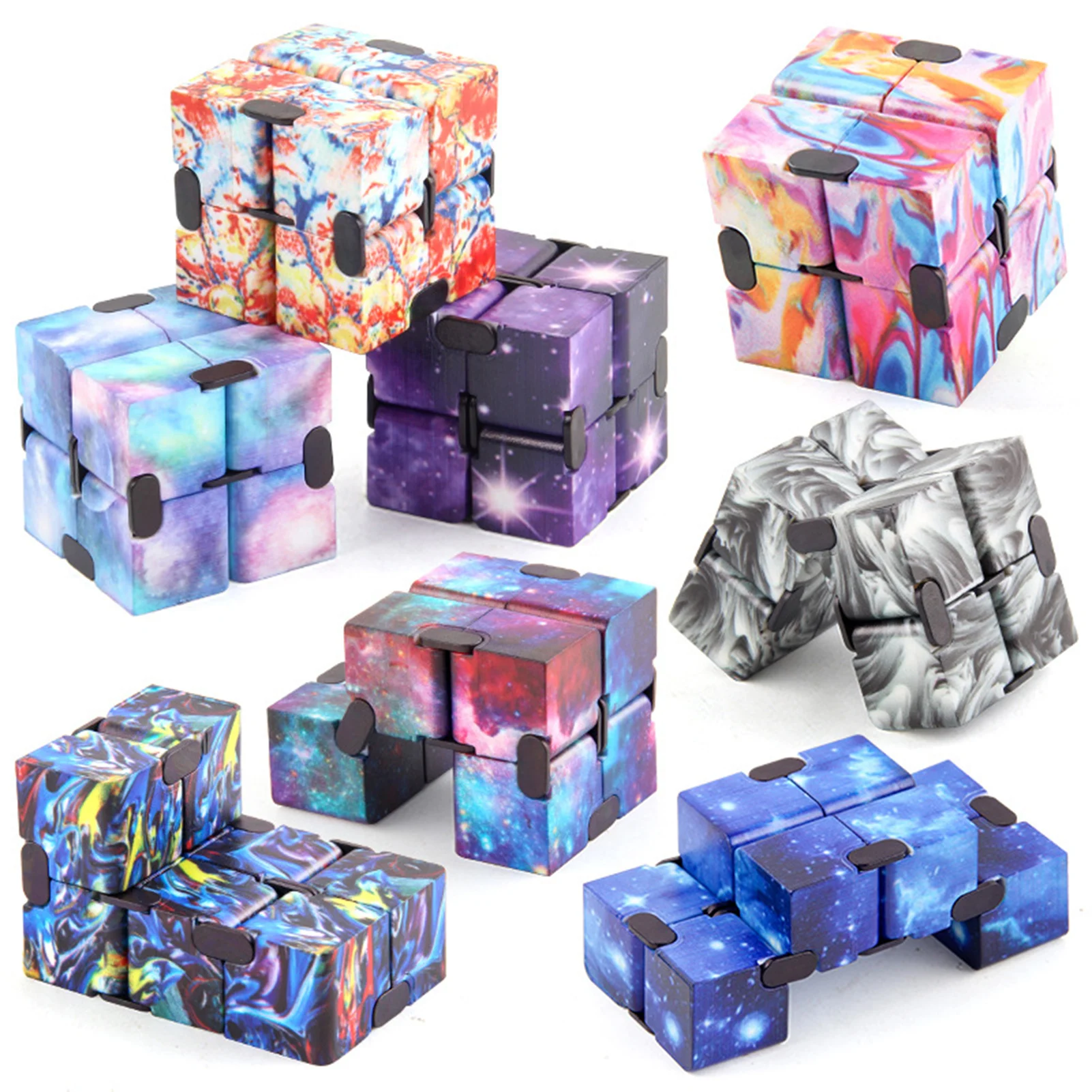 Infinite Cube Adults Children Decompression Toy Infinity Magic Cube Funny Puzzle Anti Stress Hand Game Square Maze Fidgets