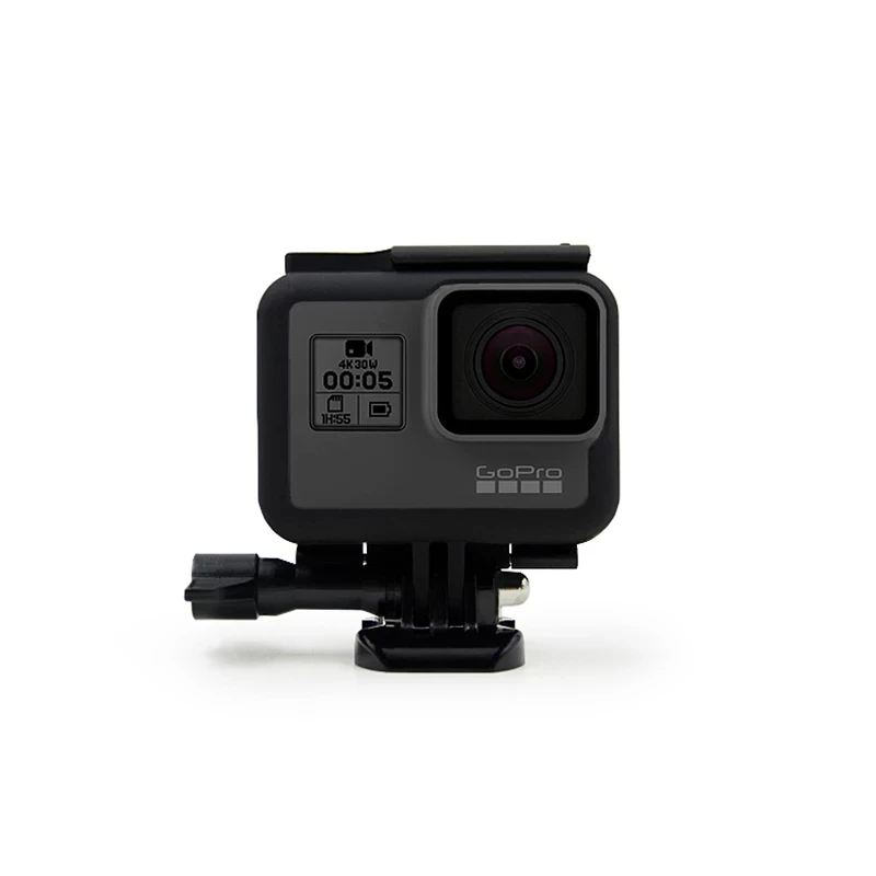 إطار واقية الإسكان قضية شاتيربروف شل ل Gopro بطل 5 بطل 6 عمل كاميرا الملحقات