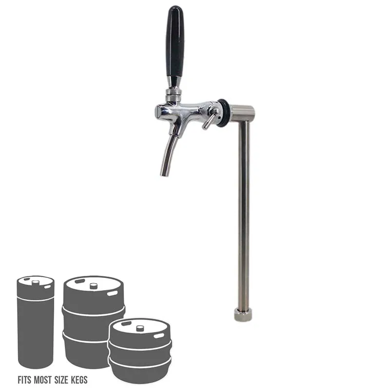 

Draft Beer Upright Dispensing Rod 31cm Party Keg Dispenser Picnic Pump Rod Ez-Tap Keg Party Dispensing Kit Flow Control Faucet