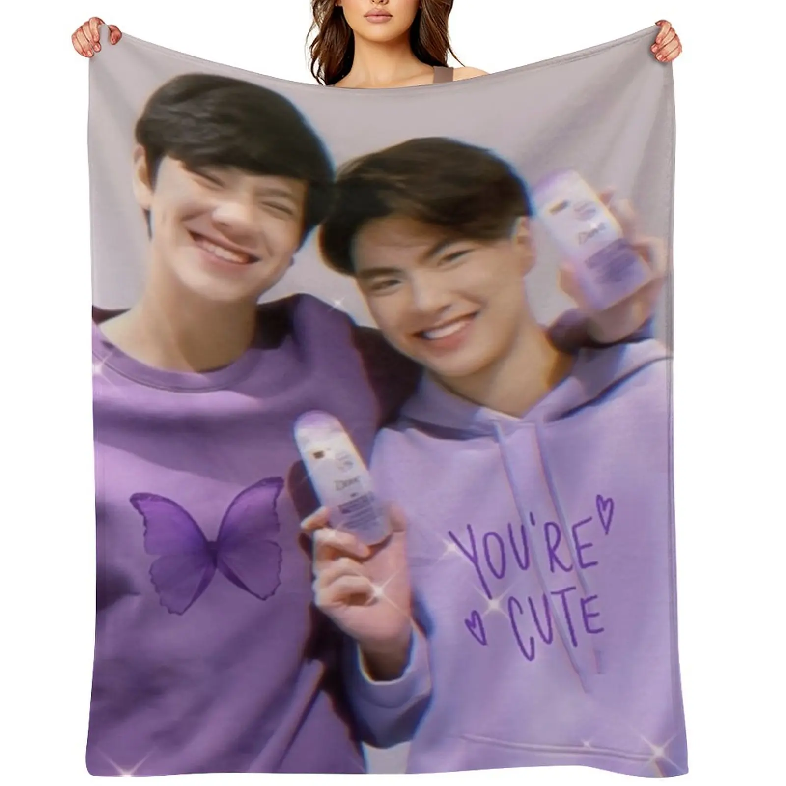 Pran Pat (bad buddy series) Throw Blanket Warm Quilt Summer Designers warm for winter Sleeping Bag Blankets