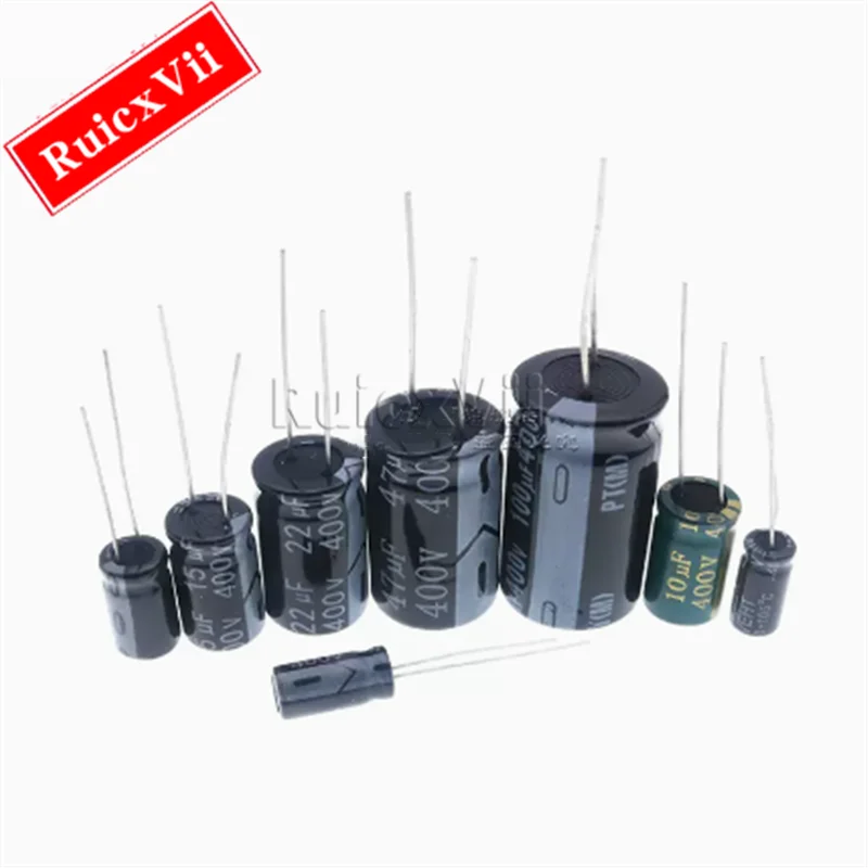 450V Electrolytic Capacitor 400V 1/2.2/3.3/4.7/6.8/10/22/33/47/68/100/120/150/220 UF