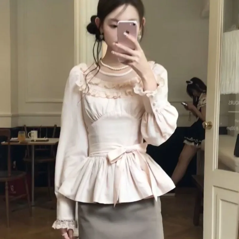 Japanese Early Autumn Atmosphere Shirts Can Be Salty or Sweet Reduce Age Have a Lazy Relaxed Temperament