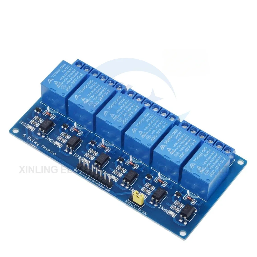 5/12V 1/2/4/6/8 Channel Relay Module With Optocoupler Relay Output 1 2 4 6 8 Way Relay Module For Arduino In stock