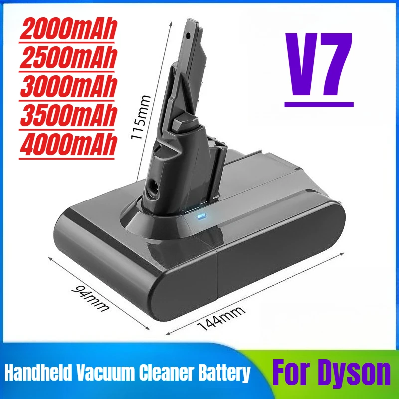 

21.6V 4000mAh for Dyson V7 Handheld Vacuum Cleaner Battery