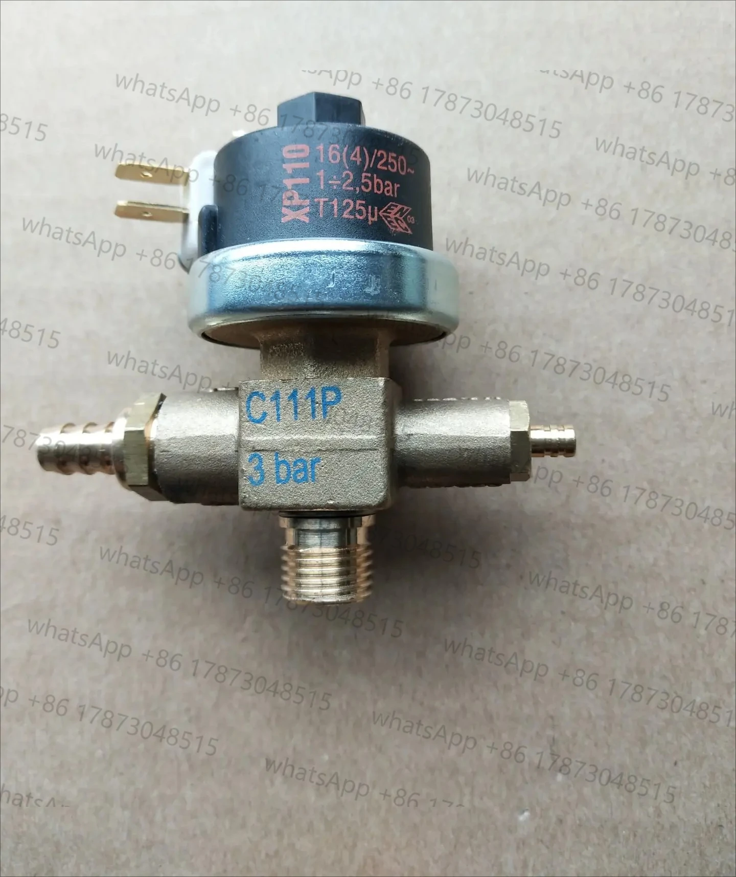 

Комбинированный клапан MA-TER 3-в-1 C111P,3BAR,XP110, 1+2,5BAR,T125u
