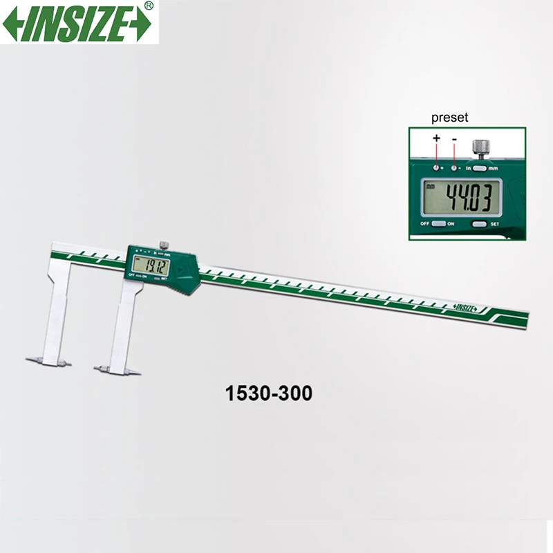 INSIZE Digital Calipers with interchageable points,0-300mm/0-12\