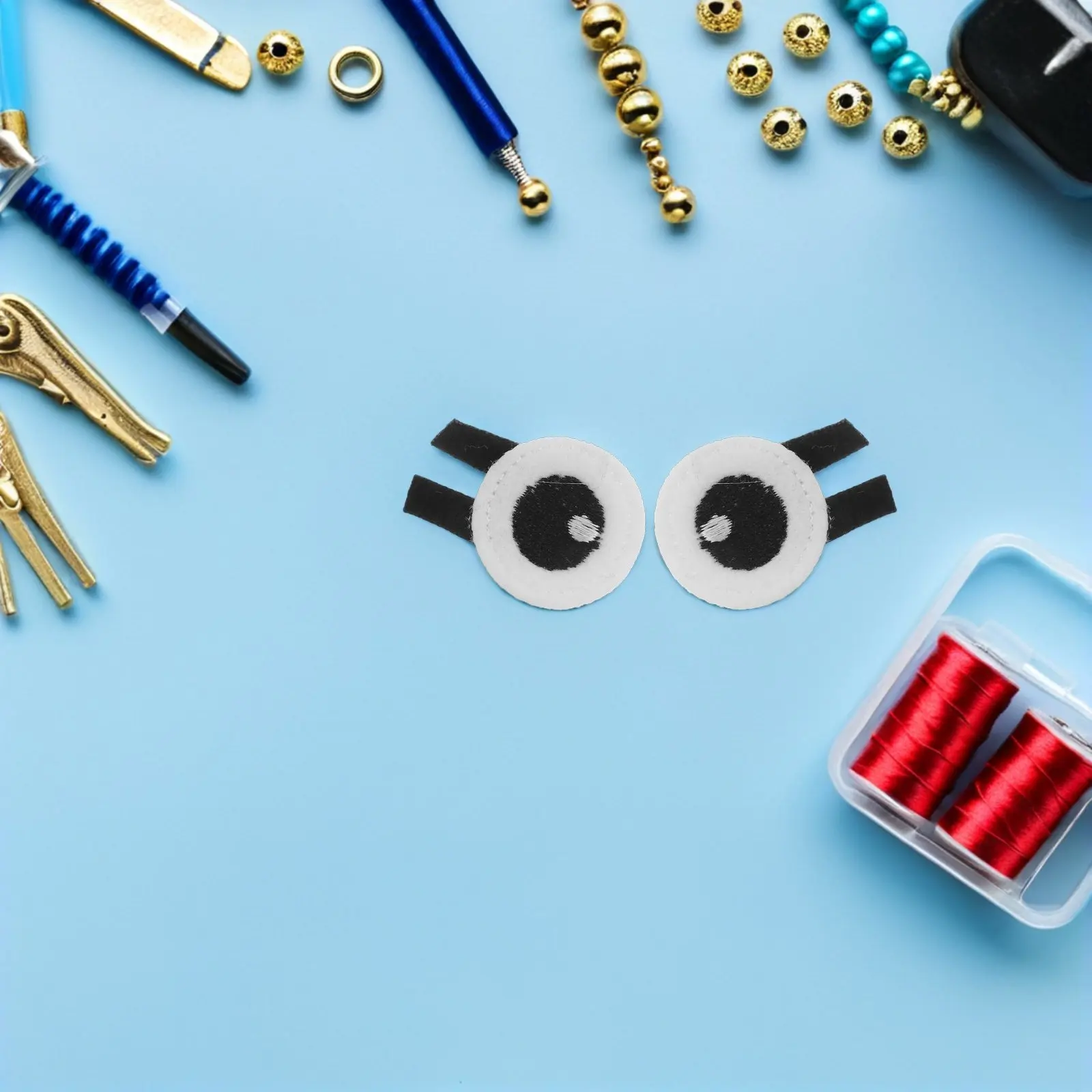 

20 шт. сменных глаз для поделок, для вязаных крючком животных, для изготовления мягких игрушек, высокореалистичные, с плоской основой, безопасные глазки 1.6x1.2