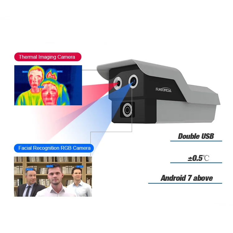 Hot-selling Fever Group Screening System Thermal Face Recognition Camera Human Thermal Camera Usb Thermal Imaging Camera