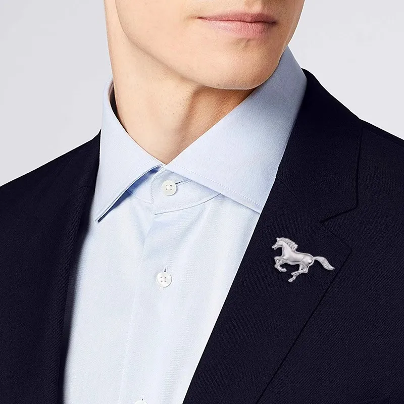 Neue Persönlichkeit Pentium Pferd Brosche Mode einfaches Temperament Brosche Anzug Jacke Tier Sternzeichen Pin Zubehör