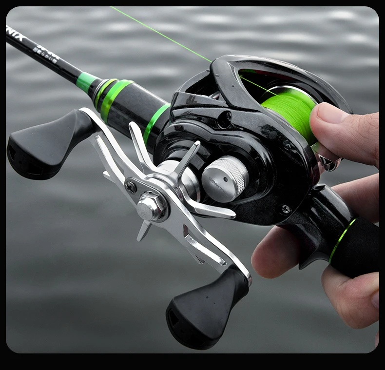 BILLINGS Baitcasting Reel DC Brake System 6KG Max Drag 167G Lightweight Baitcaster Fishing Reels 7.2:1 Gear Ratio 4+1BB Freshwater Casting Reel