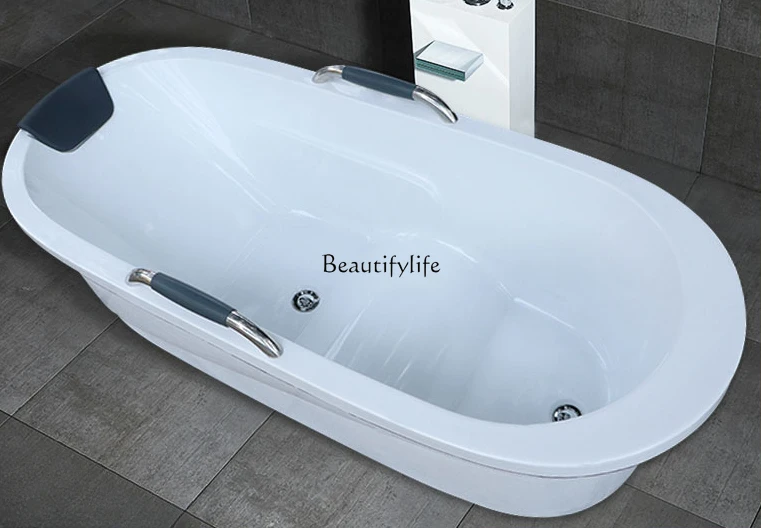 Installation-Free Acrylic Bathtub Household Movable Independent