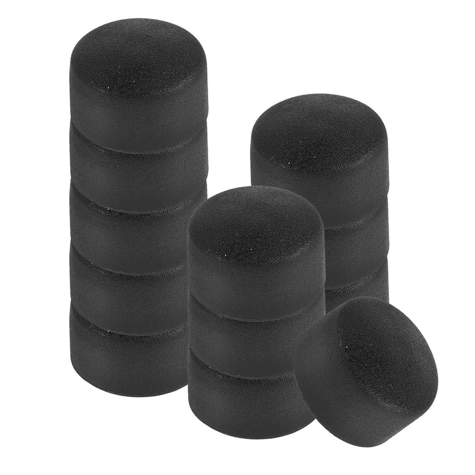 

12pcs 12.7mm Table Football Machine Accessories Round Tubing End Caps Foosball Parts Replacement Plastic Pole Cover