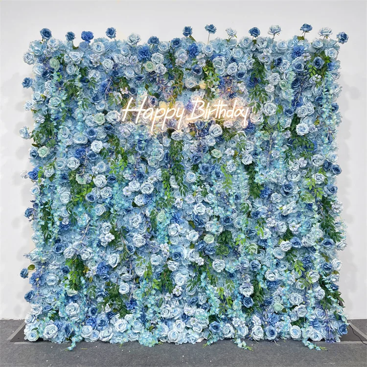 

Simulation flower wall wedding background wall commercial celebration studio decoration flower set fake flower